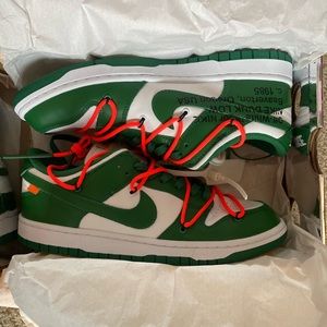 OFF-WHITE PINE GREEN NIKE SB DUNKS